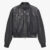 Mango Outlet Leather Bomber Jacket