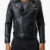 Marco Biker Leather Jacket Black