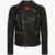 McQueen Black Leather Biker Jacket