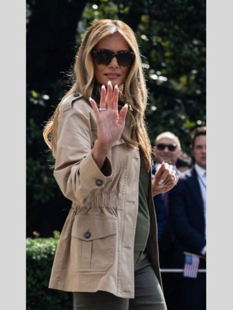 Melania Trump Texas Flooding Jacket