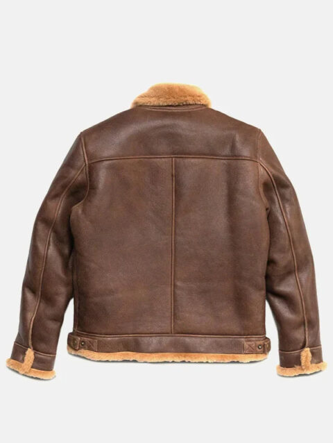 Men Shearling Leather Jacket