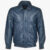 Men’s Navy Blue Blouson Leather Jacket