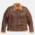 Men's Shearling Leather Bomber Jacket