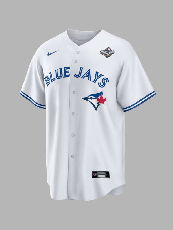 Men_s Toronto Blue Jays Vladimir Guerrero Jr. Nike White 2025 World Series Replica Jersey