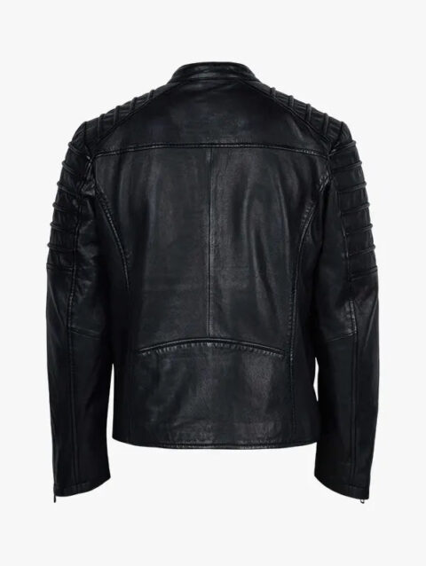 Men's black Dash moto jacket