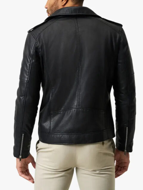 Men's leather jacket Pietro