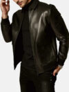 Mens Black Classic Leather Jacket
