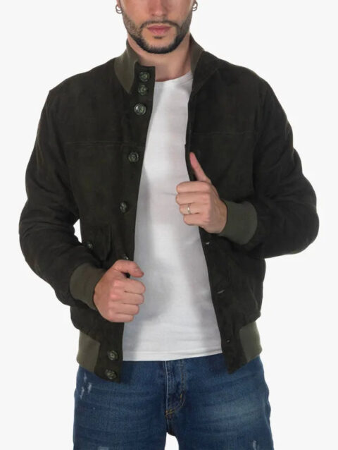 Mens U03 Bis Bomber Green Jacket
