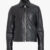 Mens Black Leather Erol Jacket