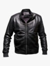 Mens Johnny Genuine Black Leather Jacket