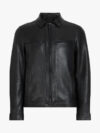 Mens Leather Luck Jacket Black