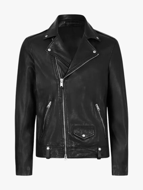 Mens Leather Milo Biker Jacket