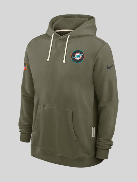 Miami Dolphins Salute to Service Hoodie 2025