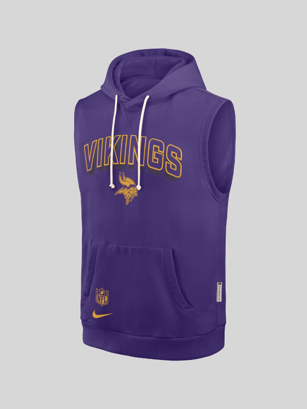 Minnesota Vikings Sideline Men_s Nike Dri-FIT NFL Sleeveless Pullover Hoodie