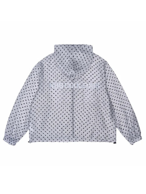 Musinsa Noscouleurs Polka-Dot Shell Jacket White