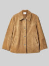 Nakd Suede Jacket Tan Brown