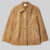 Nakd Suede Jacket Tan Brown