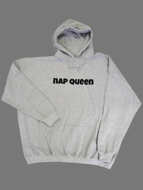 Nap Queen Hoodie Grey
