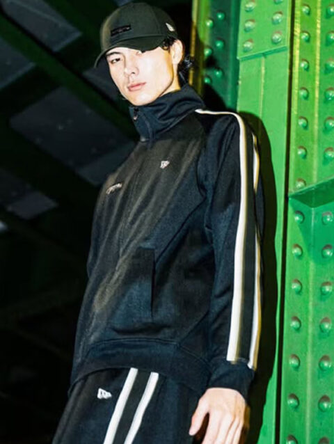 New Era x Mastermind World Track Jacket Black