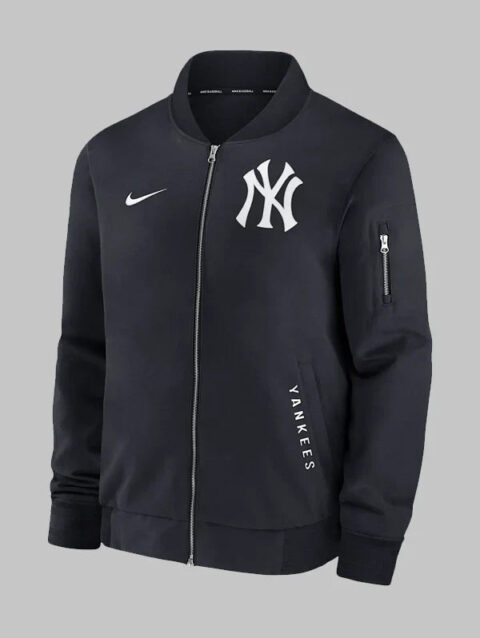New York Yankees Dugout Nike Bomber Jacket Black