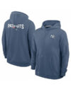 Nike 2025 We Are All Patriots Rivalries Storm Blue Hoodie