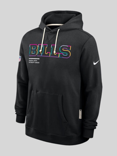 Nike Buffalo Bills Crucial Catch 2025 Hoodie Black