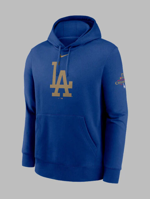 Nike Dodgers 2024 World Series Champions Gold Club Hoodie