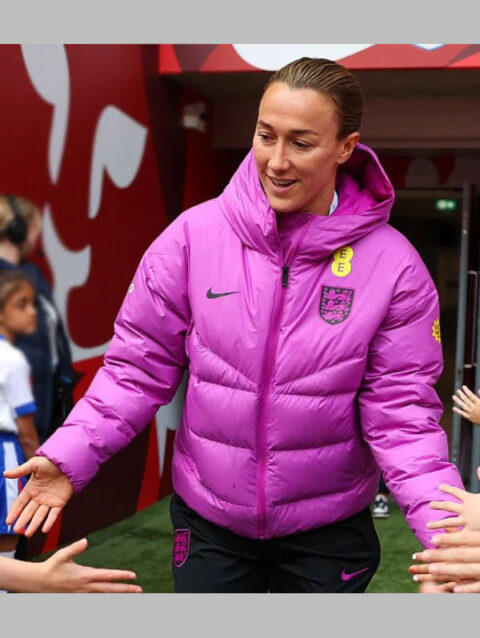 Nike England Lionesses Puffer Jacket Purple