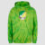 Nike Grateful Dead x Oregon Steal Your Duck Tie Dye Hoodie Green