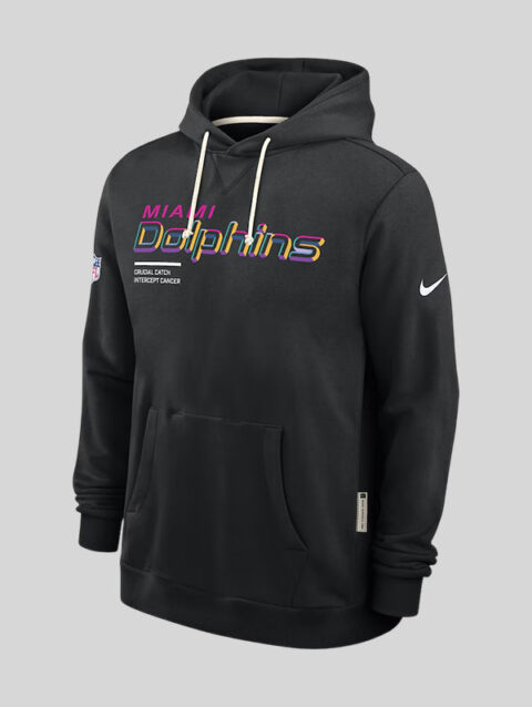 Nike Miami Dolphins Crucial Catch Hoodie 2025
