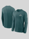 Nike Philadelphia Eagles Sideline Performance Long Sleeve T-Shirt Green