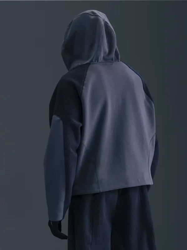 Nike Tech Boreas Men's Oversized Blue Hoodie