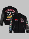 OVO x UFC Championship Varsity Jacket Black