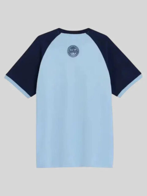 Oasis Adidas 3-Stripes T-Shirt Blue