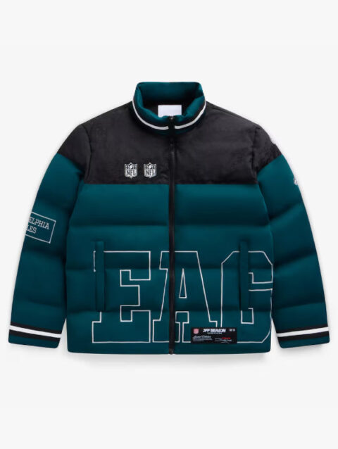 OffSeason Philadelphia Eagles Team Puffer Jacket Green