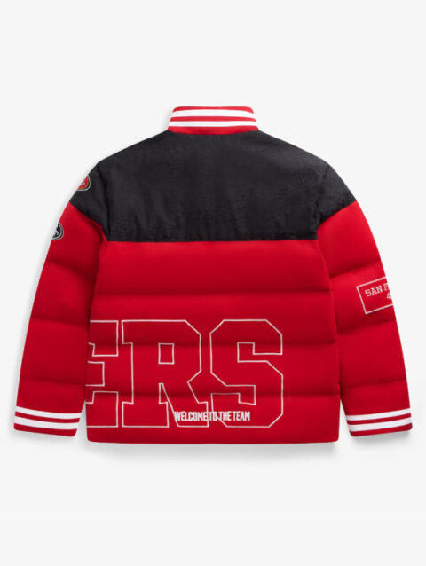 Off Season 49ers Puffer Jacket Red