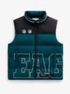 Off Season Philadelphia Eagles Team Puffer Vest Green