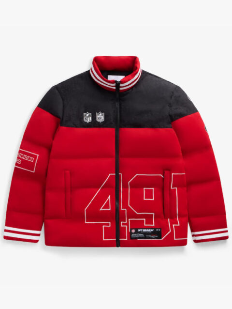 Off Season San Francisco 49ers Team Puffer Jacket Red