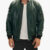 Olive Green Jacket In Bomber Style