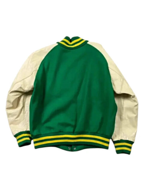 Oregon Ducks Letter Jacket Green