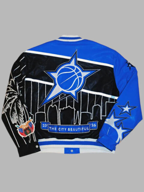Orlando Magic x Jeff Hamilton Leather Jacket