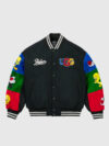 Palace Ugg Looney Tunes Varsity Jacket Black