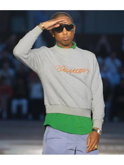 Paris Fashion Week Pharrell Williams LV Sweatshirt Grey