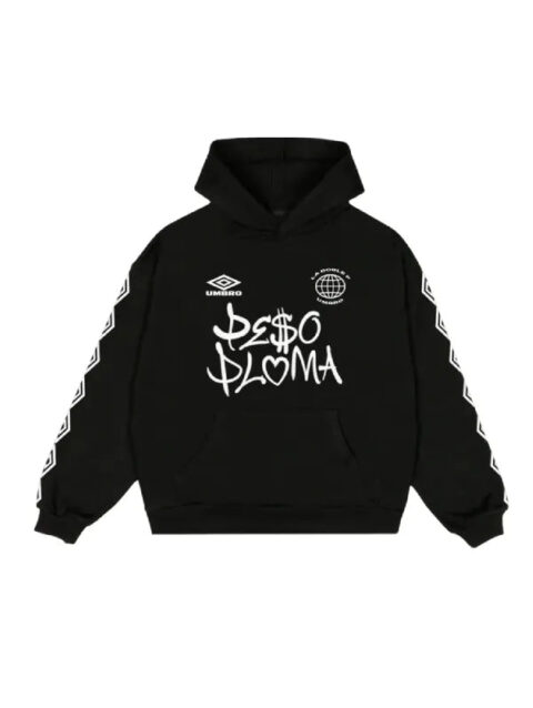 Peso Pluma x Umbro Hoodie Black