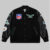 Philadelphia Eagles Blackout Varsity Jacket Black