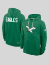Philadelphia Eagles Nike Kelly Green 2025 Sideline Hoodie