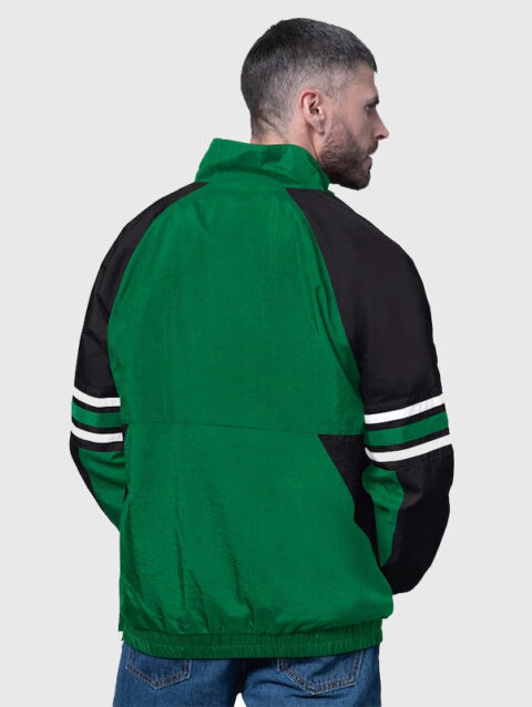 Philadelphia Eagles Starter Prospect Half-Zip Jacket Kelly Green