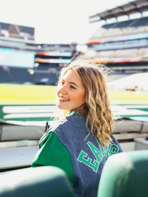 Philadelphia Eagles Varsity Denim Jacket