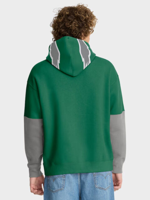 Philadelphia Kelly Green Eagles Helmet Retro Hoodie