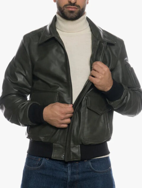 Pilota Men Olive Green Jacket